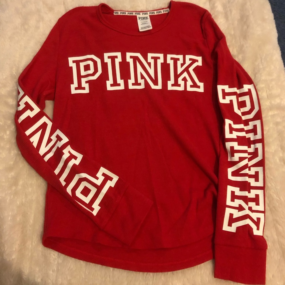 VS Pink - Red thermal shirt